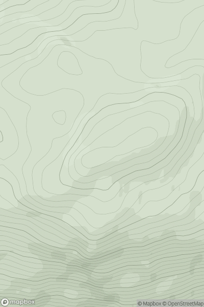 Thumbnail image for Sithean Mor (Sidhean Mor) [Mallaig to Fort William] showing contour plot for surrounding peak